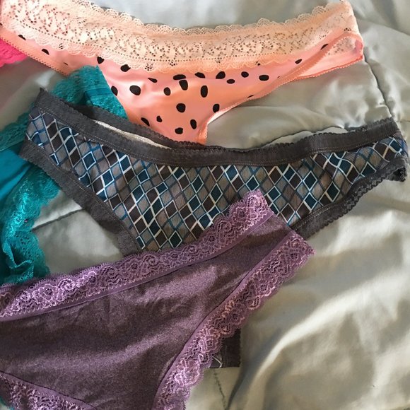 Morvia Thong Panties 5 pair NEW Small - Picture 3 of 7